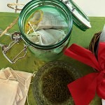 rosemary pine needle bath tub tea
