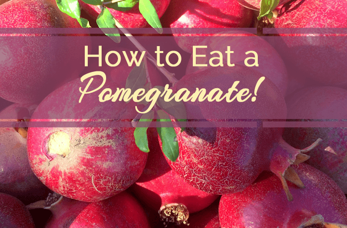 How to Eat a Pomegranate!