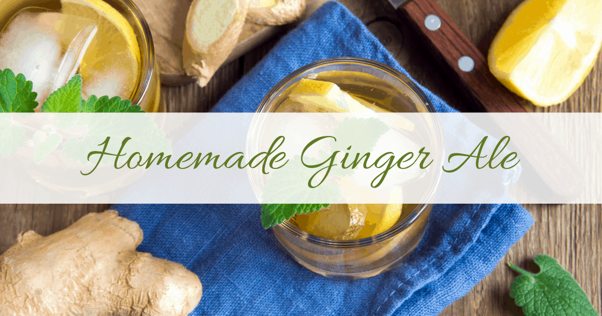 How to Make Homemade Ginger Ale (No Sugar Recipe With Honey)