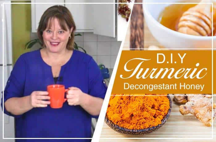 Natural Decongestant: Turmeric Honey