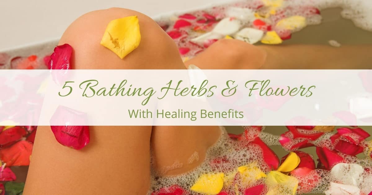 5 Bathing Herbs and Flowers With Healing Benefits