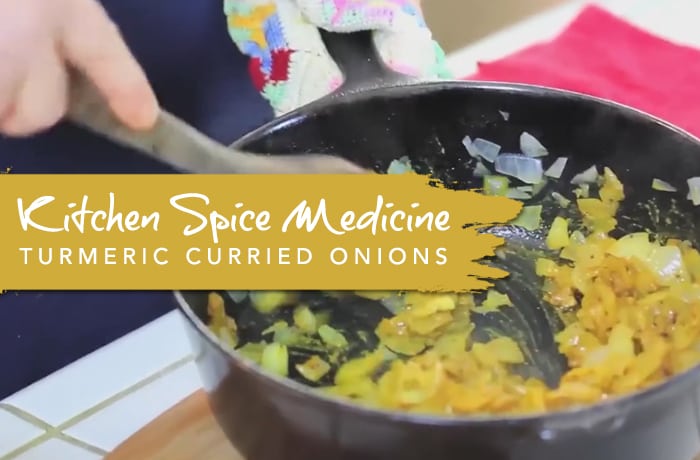 Turmeric Curried Onions: Kitchen Spice Medicine