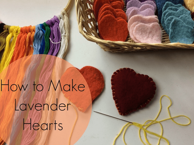 How to Make Lavender Hearts