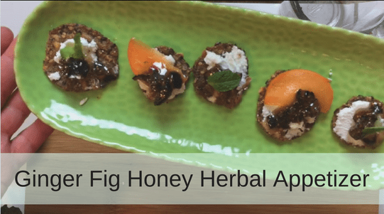 Ginger Fig Honey Appetizer