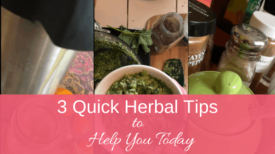 3 Quick Herbal Tips to Feel Better Today