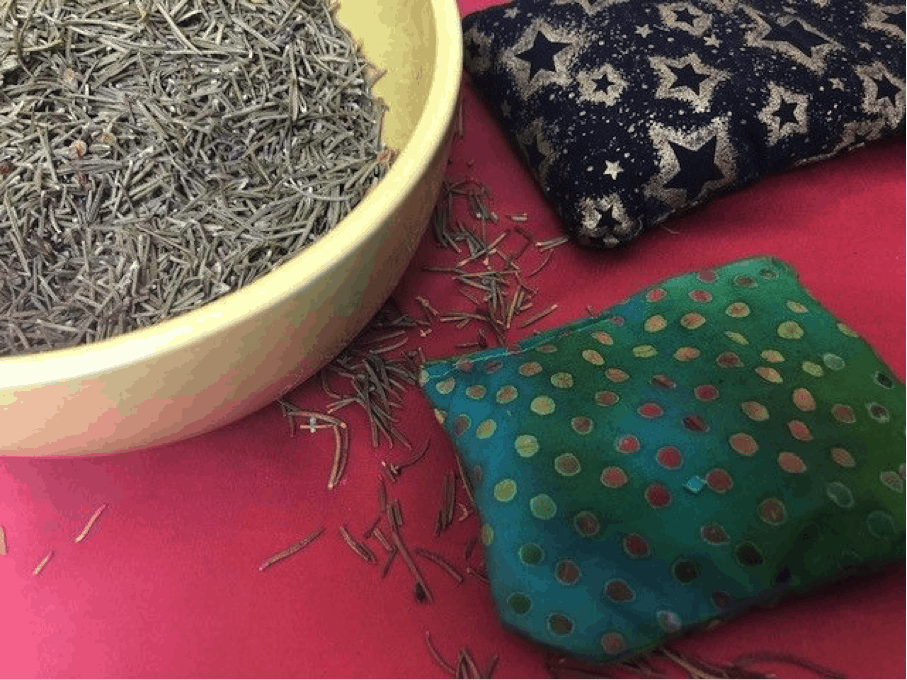 homemade herbal gifts: herb pillows