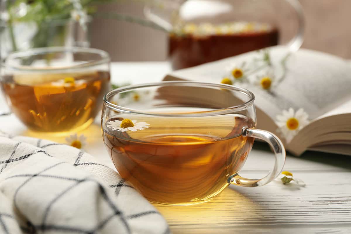 herbal self-care techniques: chamomile tea for herbal eye compress