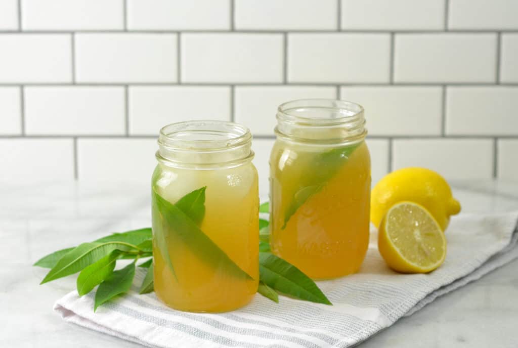 lemon verbena lemonade