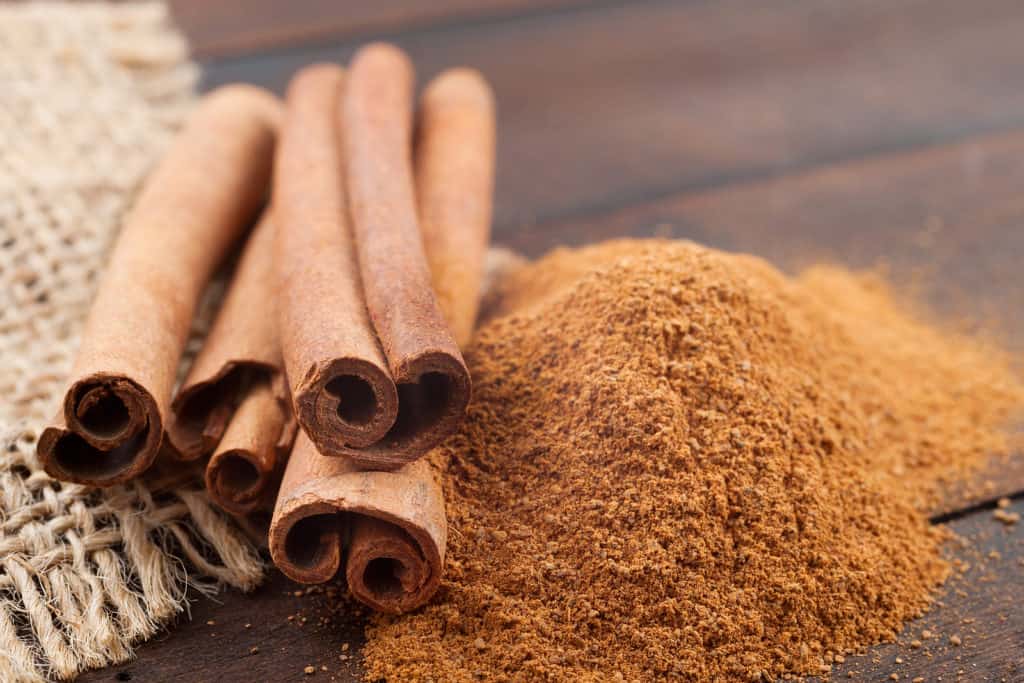 mulled cider spices: cinnamon