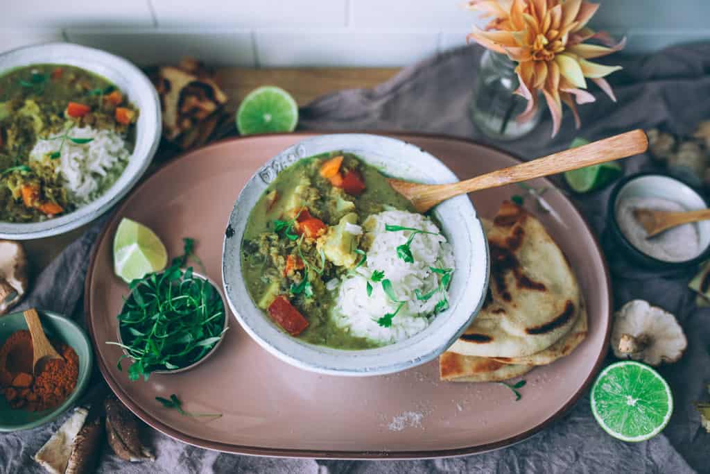 curried vegetable dal