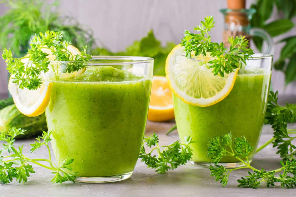 herbal green smoothie
