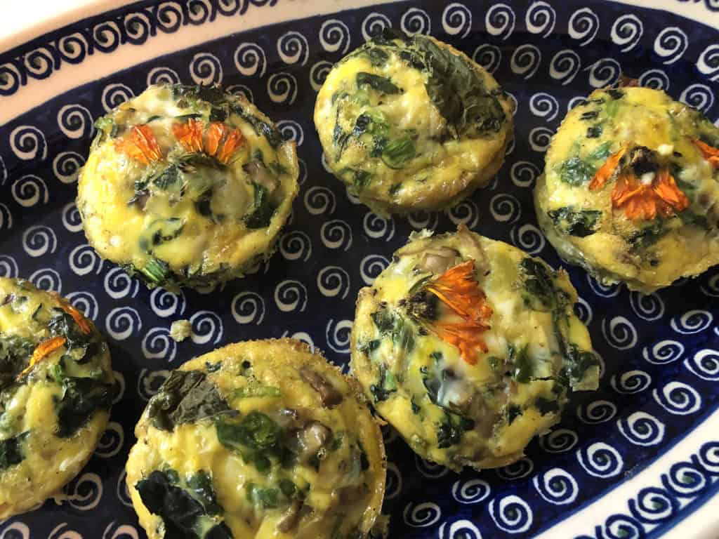 herbs for breakfast: herbal egg muffins