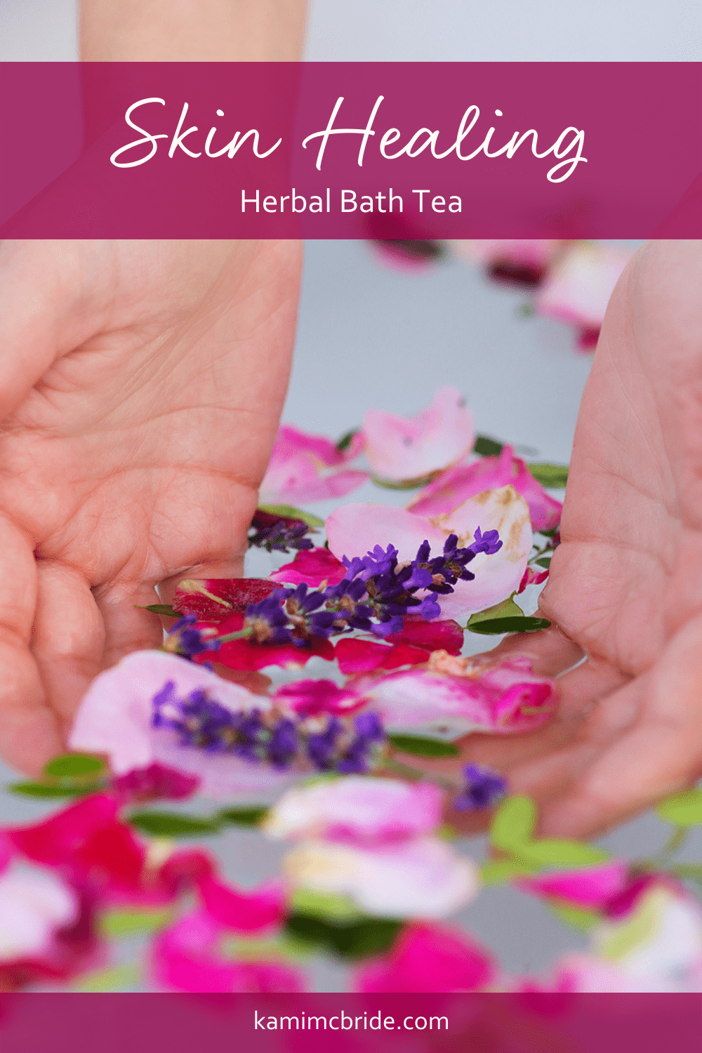 herbal bath tea for skin healing