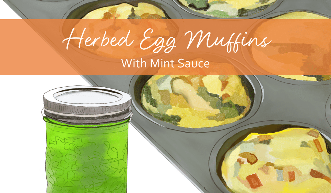 Herbed Egg Muffins With Mint Sauce Recipe