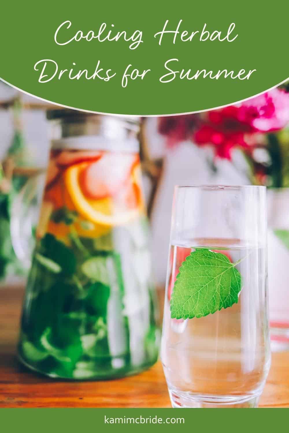 cooling herbal drinks for summer