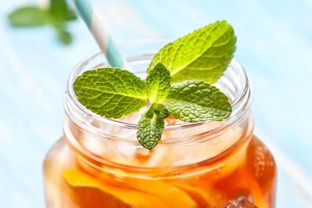 summer herbal iced tea