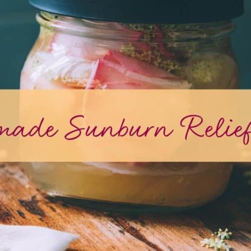 Homemade Sunburn Relief Spray: Rose Vinegar - Kami McBride