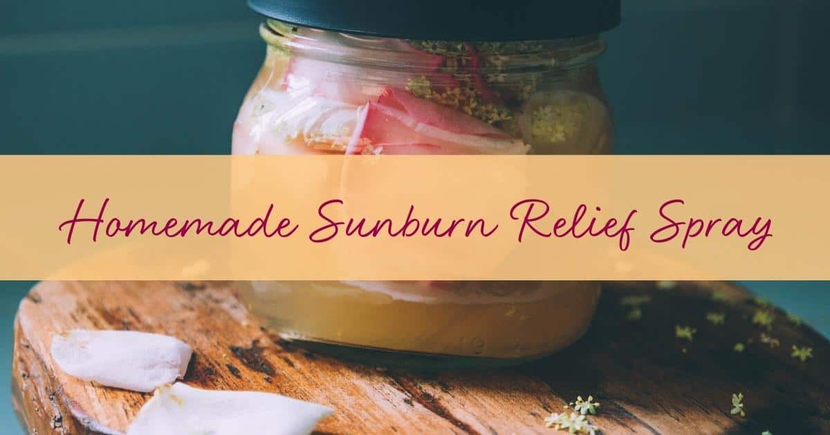Homemade Sunburn Relief Spray: Rose Vinegar - Kami McBride