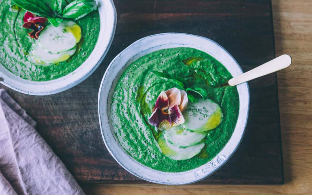 No-Cook Green Garden Soup Recipe