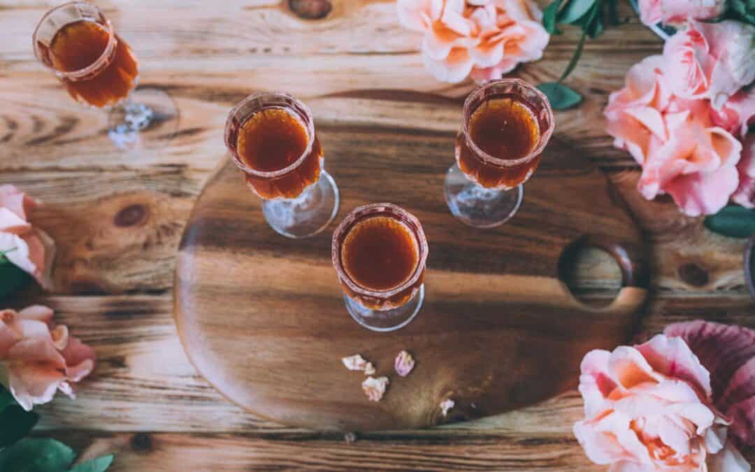 Love Potion Rose Petal Cordial