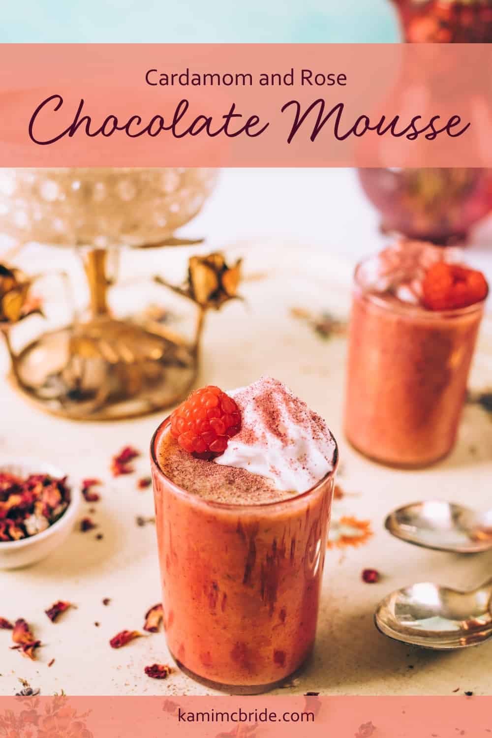 cardamom and rose chocolate mousse recipe