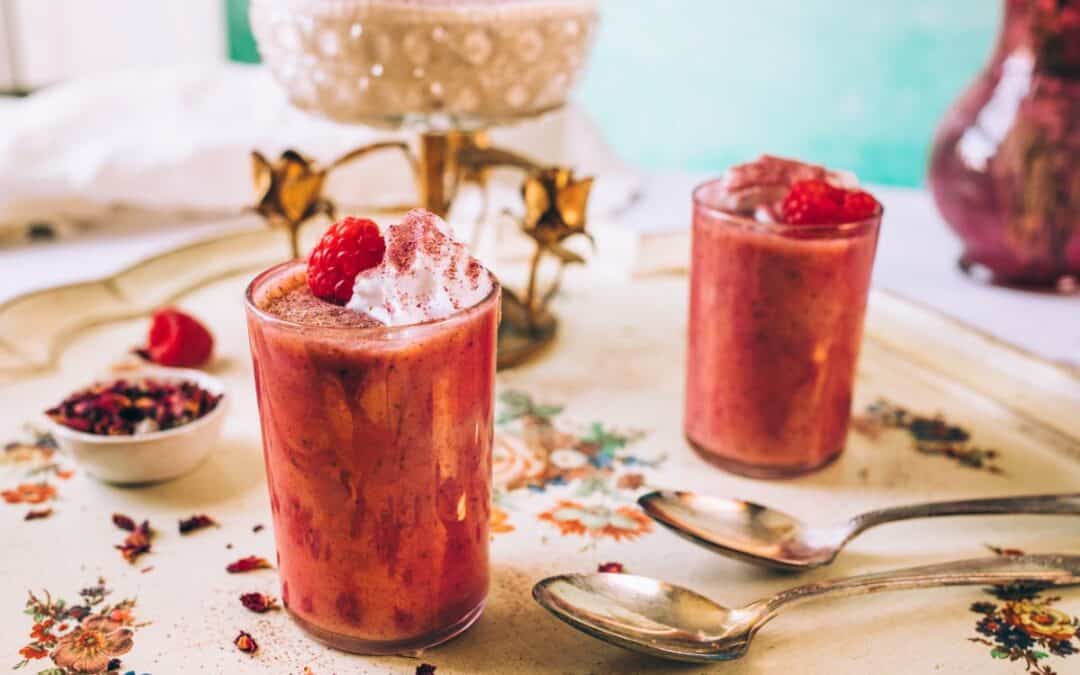 Cardamom and Rose Chocolate Mousse