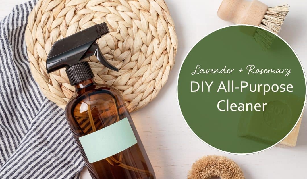 Eco Bathroom Cleaner lavender and Rosemary