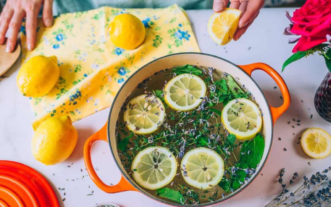 Herbal Stovetop Potpourri for Cleaning House