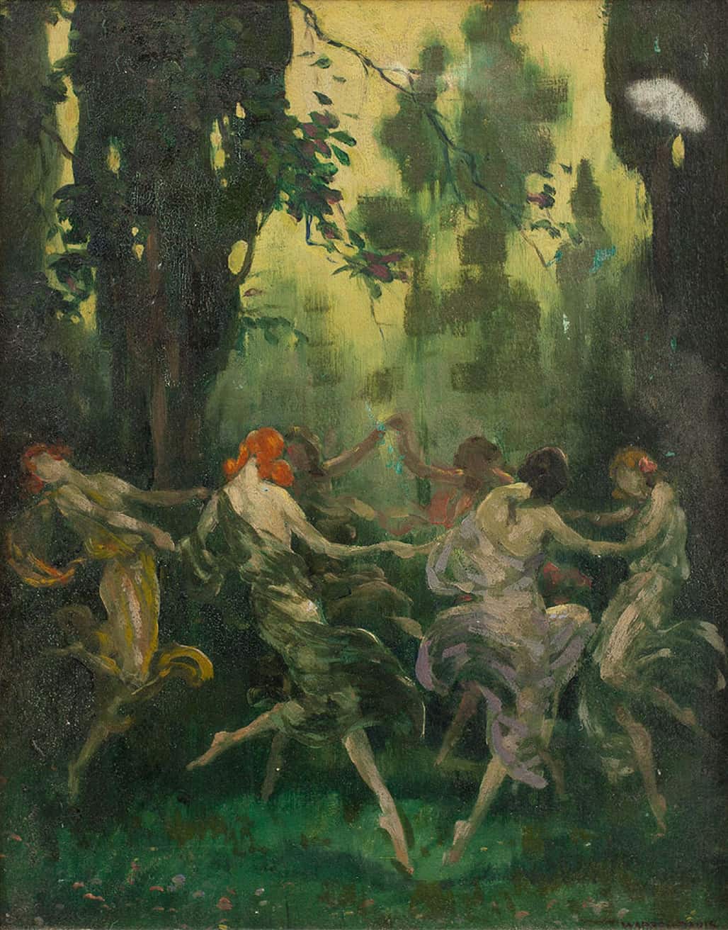 Warren B. Davis, Women Dancing in a Circle