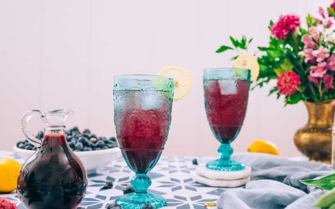 Blueberry Vinaigrette Recipe + A Refreshing Summer Drink