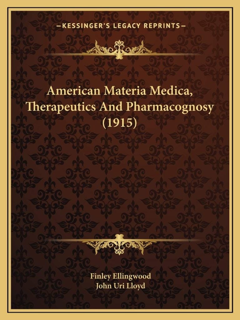 American Materia Medica Therapeutics and Pharmacognosy
