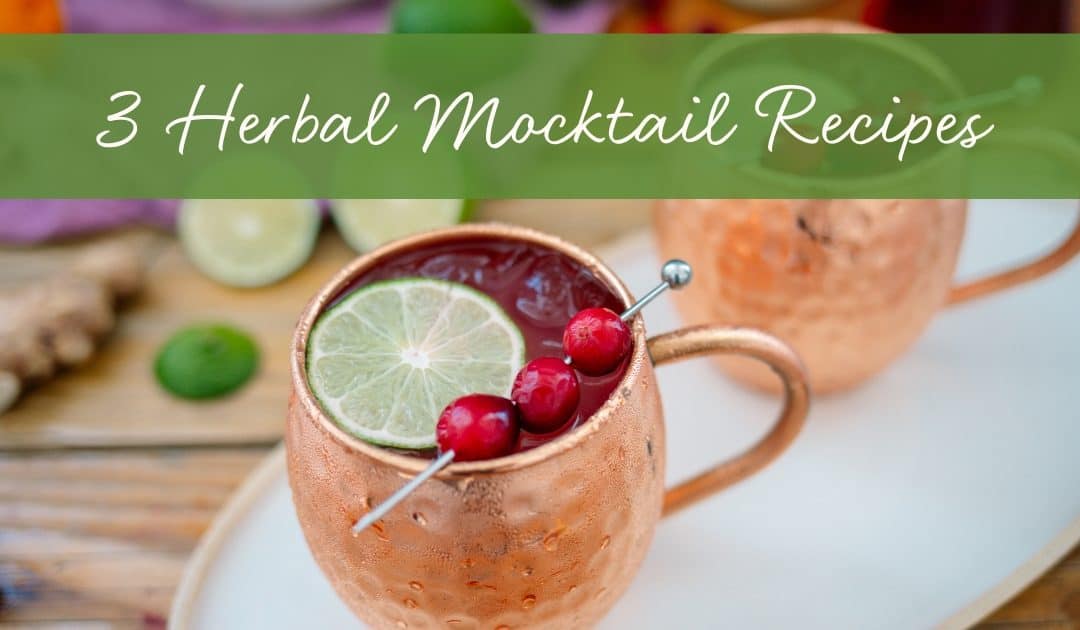 3 Herbal Mocktail Recipes to Warm Your Body & Soul