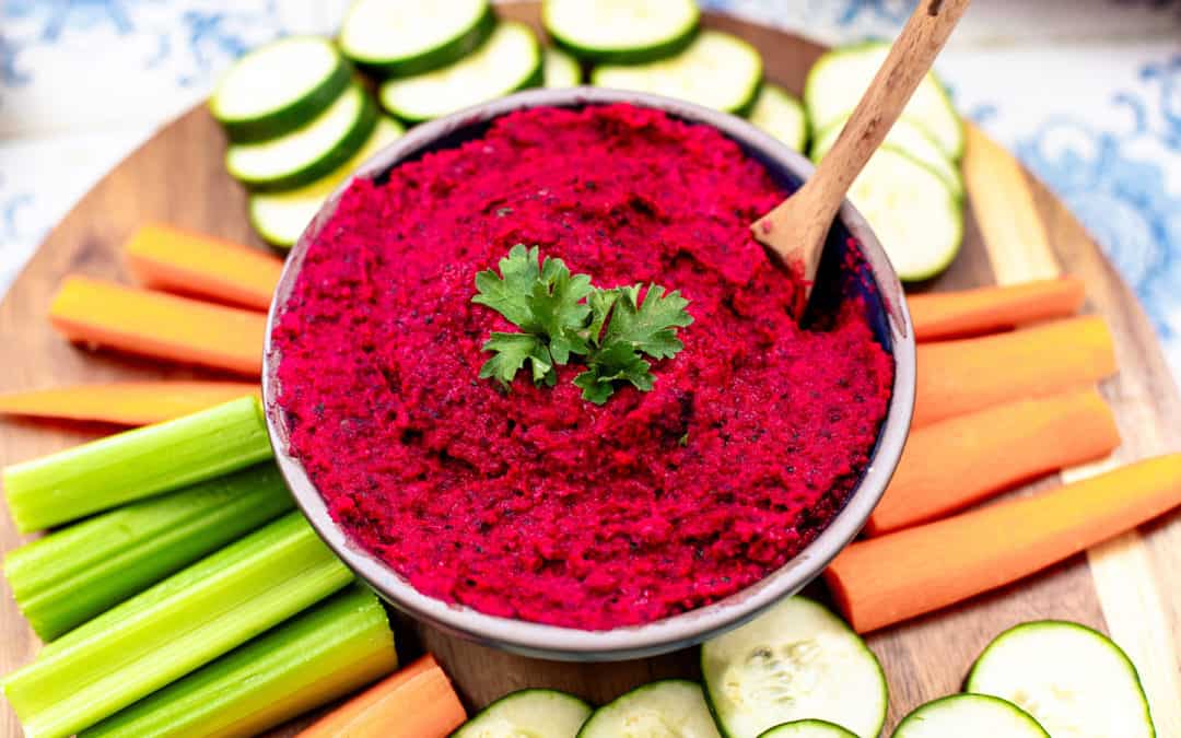 Easy Beet Hummus Recipe (Better Than Store-Bought)