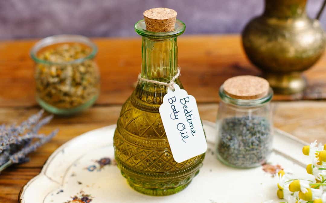 How to Make Herbal Body Oil for a Soothing Bedtime Routine