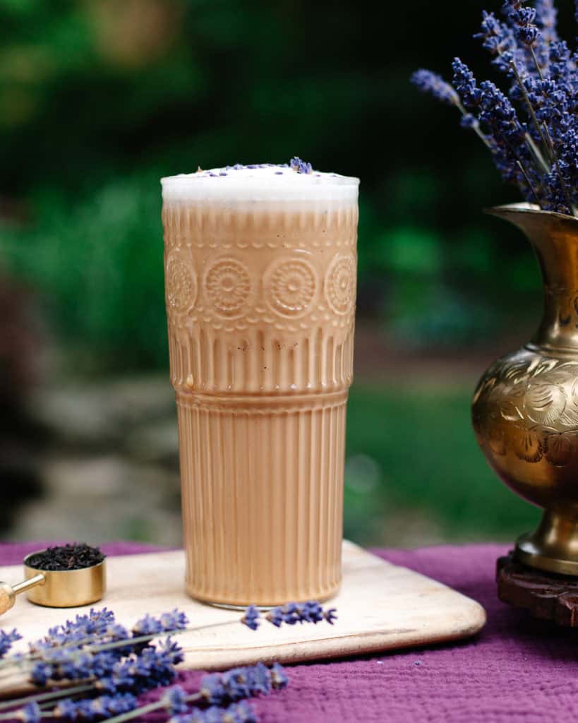 iced lavender london fog