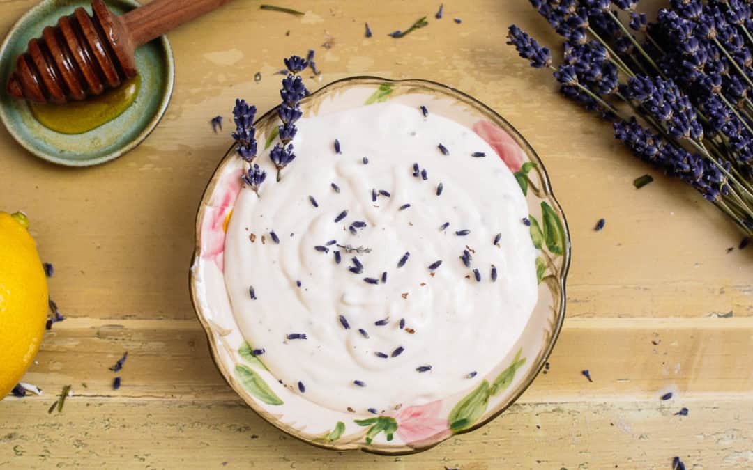 Whipped Goat Cheese with Fresh Lavender