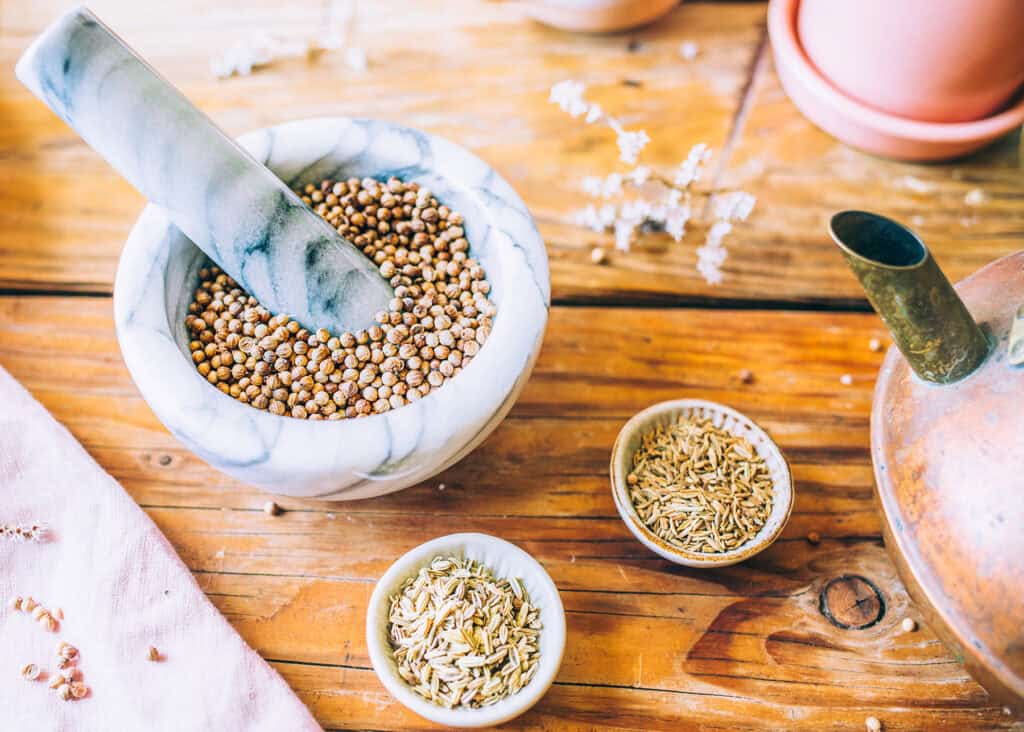 Cumin, Coriander, and Fennel Tea 